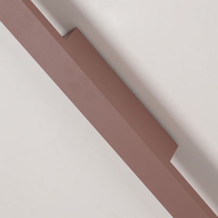 Brilagi - LED udendørs væglampe LUNA LED/24W/230V 3000K IP65 100 cm brun CRI 90