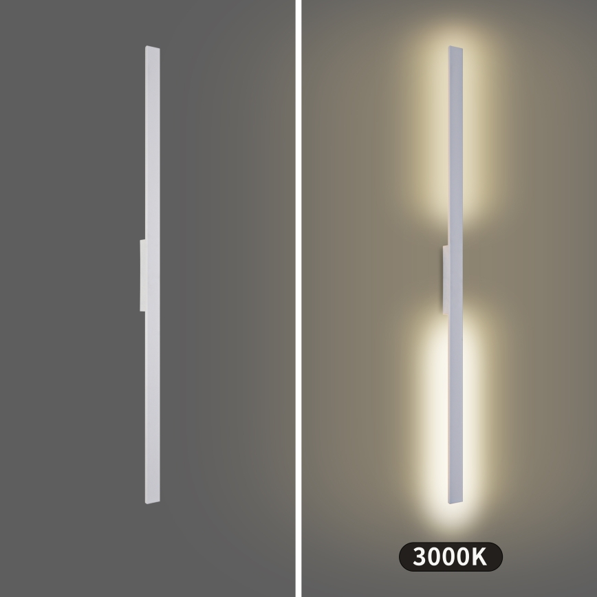 Brilagi - LED udendørs vægarmatur LUNA LED/30W/230V 3000K IP65 150 cm hvid CRI 90