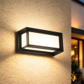 Brilagi - LED udendørs vægarmatur PARKER LED/12W/230V 3000/4500/6000K sort IP44