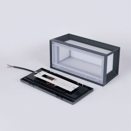 Brilagi - LED udendørs vægarmatur PARKER LED/12W/230V antracit IP44