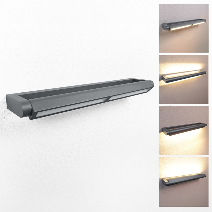 BRILAGI - LED udendørs væglampe til facaden SALERNO LED/24W/230V 66 cm antracit IP65