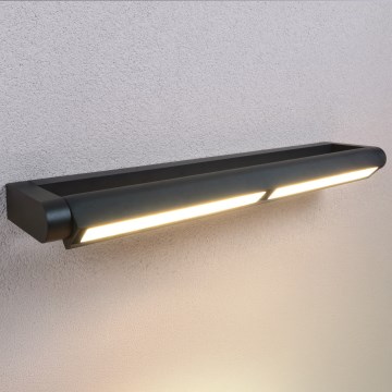 BRILAGI - LED Udendørs vægarmatur til facaden SALERNO LED/24W/230V 66 cm sort IP65