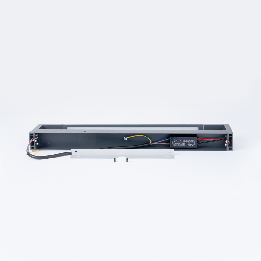 Brilagi - LED udendørs væglampe AQUA LINE LED/12W/230V 45 cm IP44 antracit CRI 90