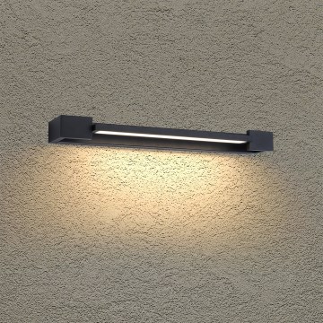 BRILAGI - LED udendørs væglampe AQUA LINE LED/12W/230V 45 cm IP44 sort CRI 90