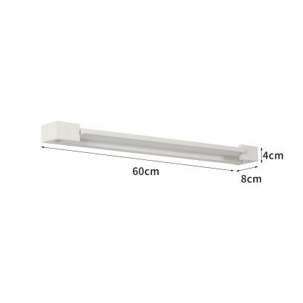 BRILAGI - LED udendørs vægarmatur AQUA LINE LED/18W/230V 60 cm IP44 hvid CRI 90