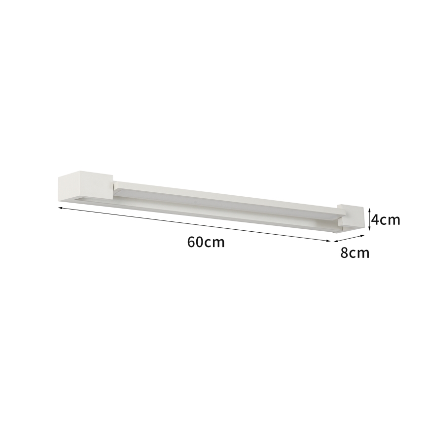 BRILAGI - LED udendørs vægarmatur AQUA LINE LED/18W/230V 60 cm IP44 hvid CRI 90