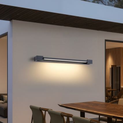 Brilagi - LED udendørs vægarmatur AQUA LINE LED/24W/230V 90 cm IP44 antracit CRI 90