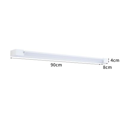 BRILAGI - LED Udendørs væglampe AQUA LINE LED/24W/230V 90 cm IP44 hvid CRI 90