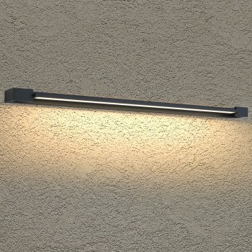 BRILAGI - LED udendørs væglampe AQUA LINE LED/36W/230V 120 cm IP44 sort CRI 90