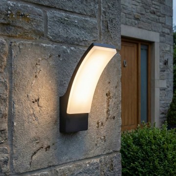 BRILAGI - LED Udendørs væglampe ARCELO LED/12W/230V IP65 sort