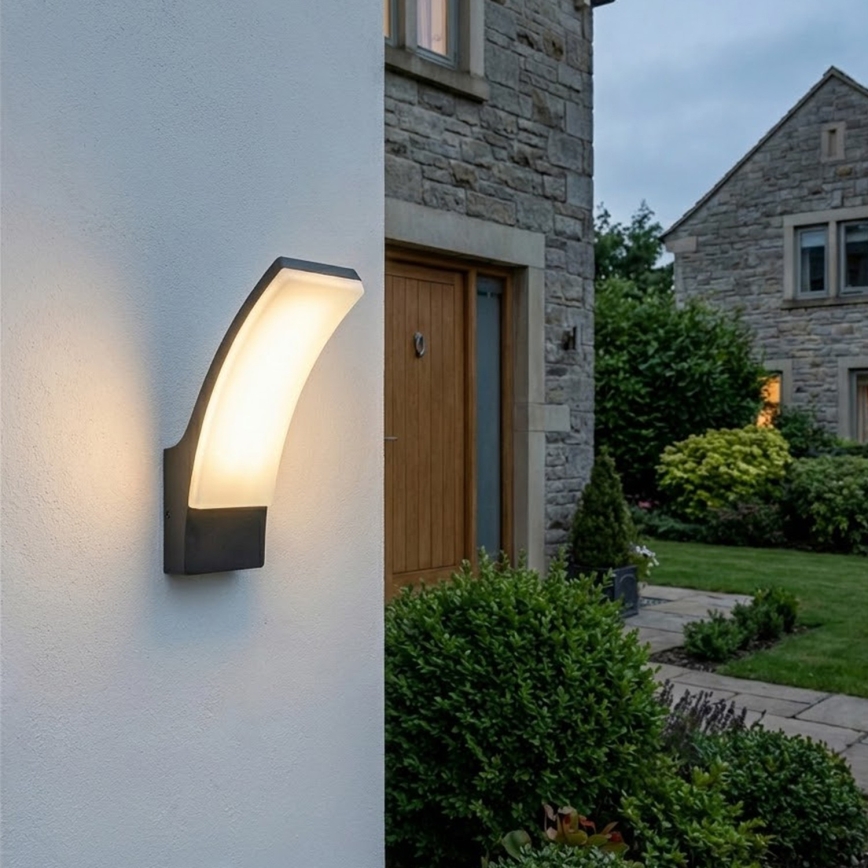 BRILAGI - LED Udendørs væglampe ARCELO LED/12W/230V IP65 sort