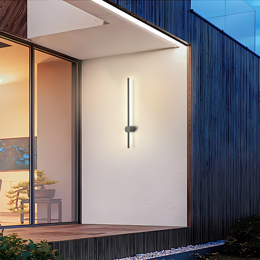 Brilagi - AURA LED udendørs væglampe LED/12W/230V 3000K IP54 65 cm antracit CRI 90