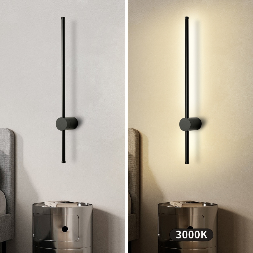 Brilagi - AURA udendørs væglampe LED/12W/230V 3000K IP54 65 cm sort