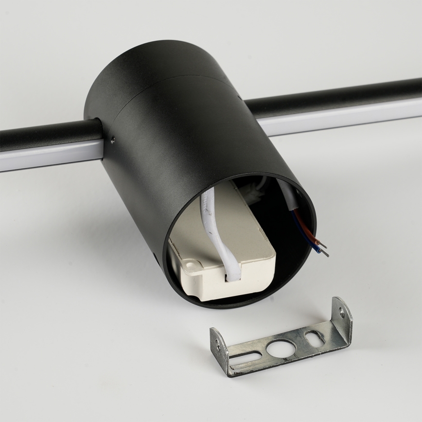 Brilagi - AURA udendørs væglampe LED/12W/230V 3000K IP54 65 cm sort