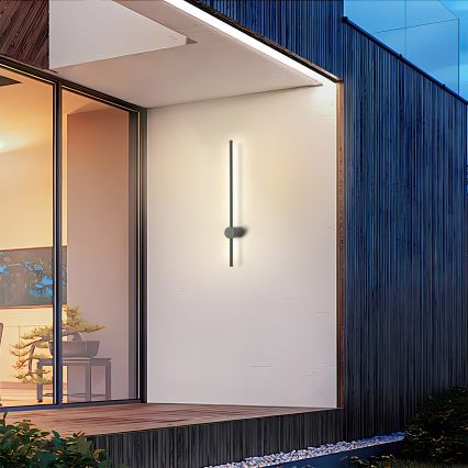 Brilagi - LED udendørs vægarmatur AURA LED/12W/230V 4000K IP54 65 cm antracit CRI 90