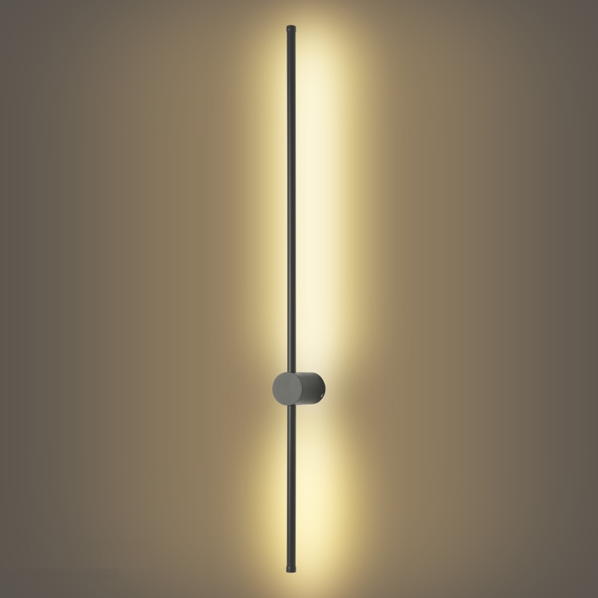 Brilagi - LED udendørs væglampe AURA LED/20W/230V 3000K IP54 97 cm antracit