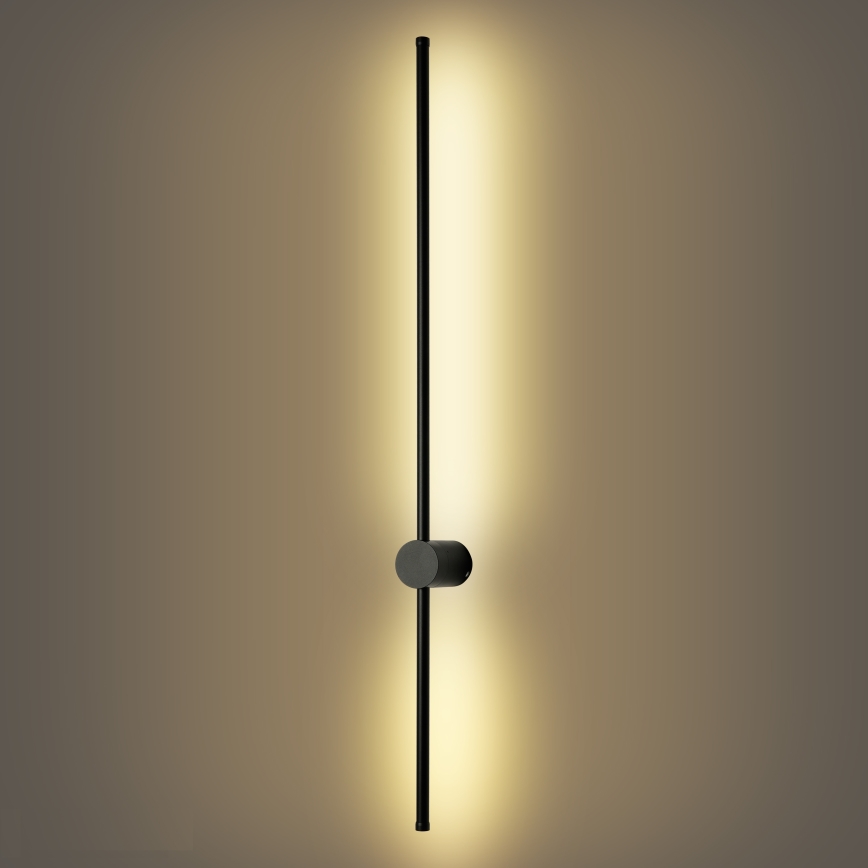 Brilagi - LED udendørs væglampe AURA LED/20W/230V 3000K IP54 97 cm sort