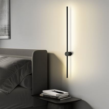 Brilagi - LED udendørs væglampe AURA LED/20W/230V 4000K IP54 97 cm sort CRI 90