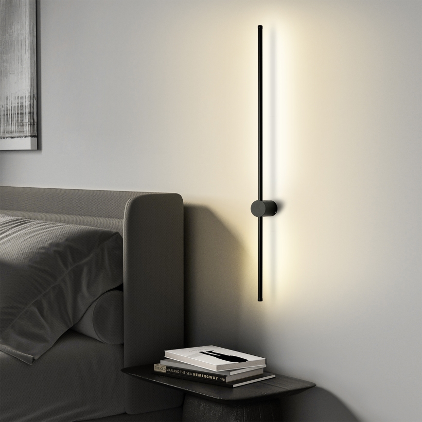 Brilagi - LED udendørs væglampe AURA LED/20W/230V 4000K IP54 97 cm sort CRI 90