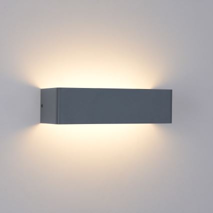 Brilagi - LED udendørs væglampe DONNANI LED/12W/230V 30 cm antracit IP44