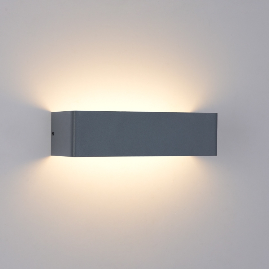 Brilagi - LED udendørs væglampe DONNANI LED/12W/230V 30 cm antracit IP44
