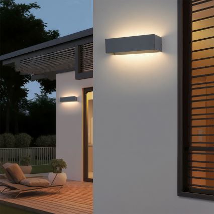Brilagi - LED udendørs væglampe DONNANI LED/12W/230V 30 cm antracit IP44