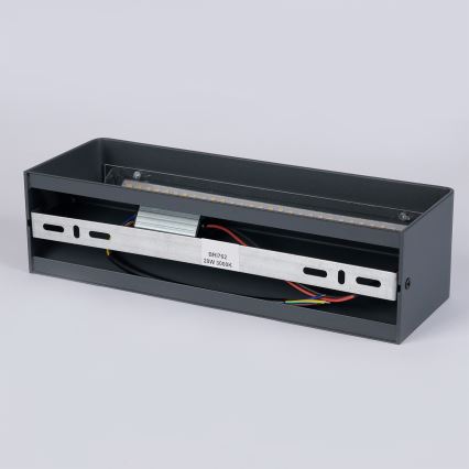 Brilagi - LED udendørs væglampe DONNANI LED/12W/230V 30 cm antracit IP44