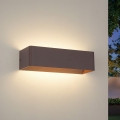 Brilagi - LED udendørs væglampe DONNANI LED/12W/230V 30 cm brun IP44