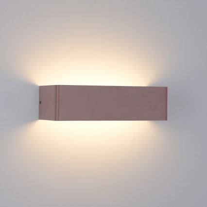 Brilagi - LED udendørs væglampe DONNANI LED/12W/230V 30 cm brun IP44