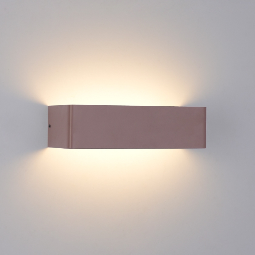 Brilagi - LED udendørs væglampe DONNANI LED/12W/230V 30 cm brun IP44