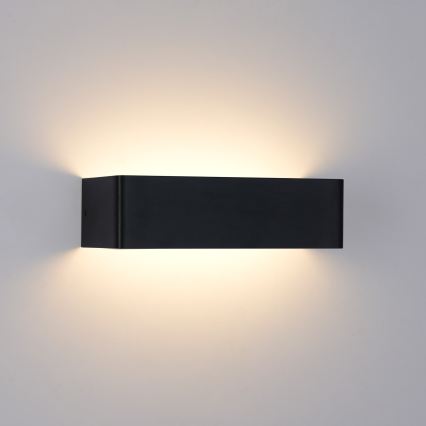 Brilagi - LED udendørs væglampe DONNANI LED/12W/230V 30 cm sort IP44