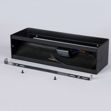 Brilagi - LED udendørs væglampe DONNANI LED/12W/230V 30 cm sort IP44