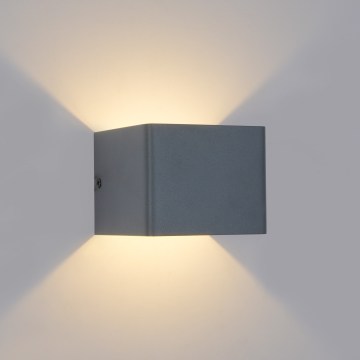 Brilagi - LED udendørs væglampe DONNANI LED/5W/230V 10 cm antracit IP44