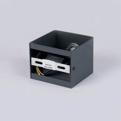 Brilagi - LED udendørs væglampe DONNANI LED/5W/230V 10 cm antracit IP44