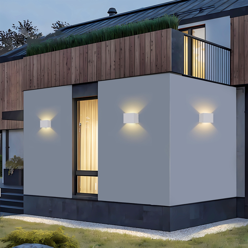 Brilagi - LED udendørs væglampe DONNANI LED/5W/230V 10 cm hvid IP44