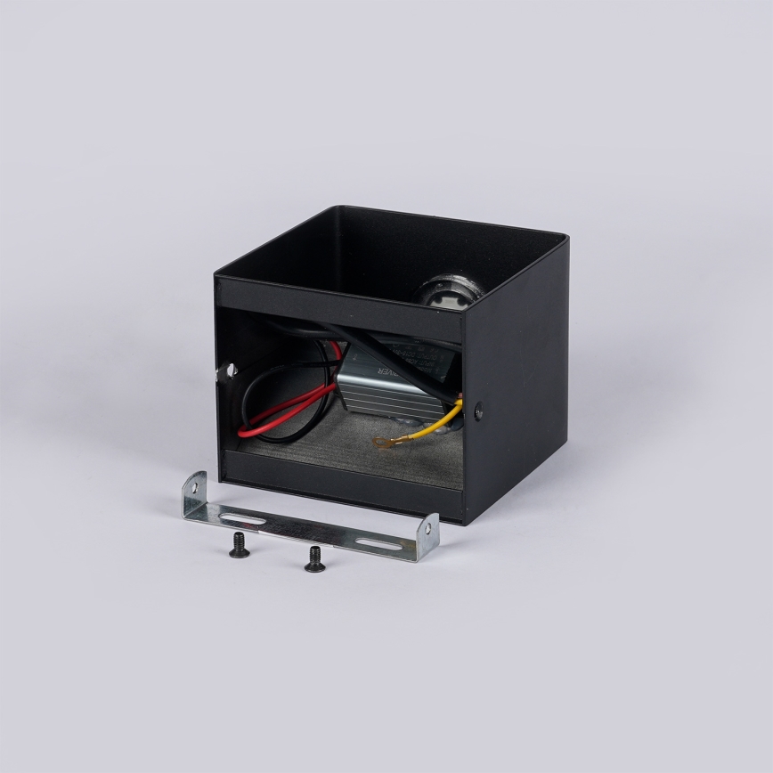 Brilagi - LED udendørs væglampe DONNANI LED/5W/230V 10 cm sort IP44