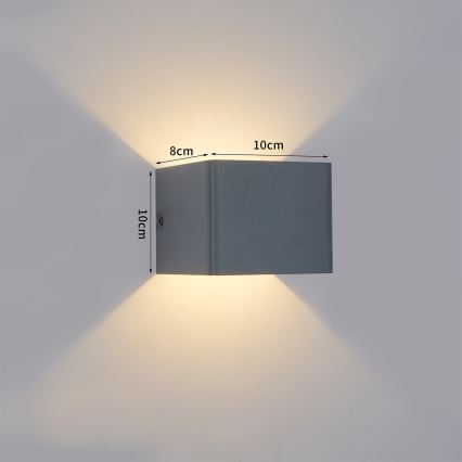 Brilagi - LED udendørs væglampe DONNANI LED/5W/230V antracit IP44