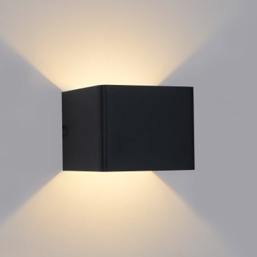 Brilagi - LED udendørs væglampe DONNANI LED/5W/230V sort IP44
