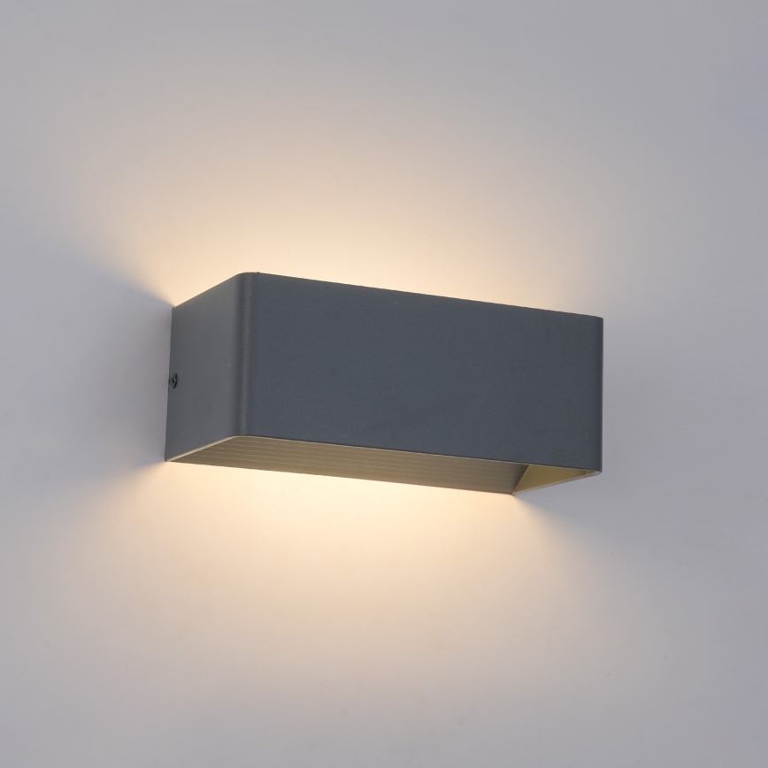 Brilagi - LED udendørs væglampe DONNANI LED/7W/230V 20 cm antracit IP44