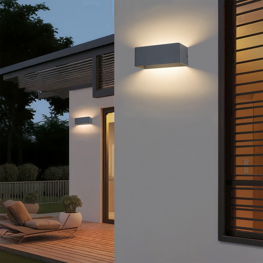 Brilagi - LED udendørs væglampe DONNANI LED/7W/230V 20 cm antracit IP44