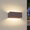 Brilagi - LED udendørs væglampe DONNANI LED/7W/230V 20 cm brun IP44