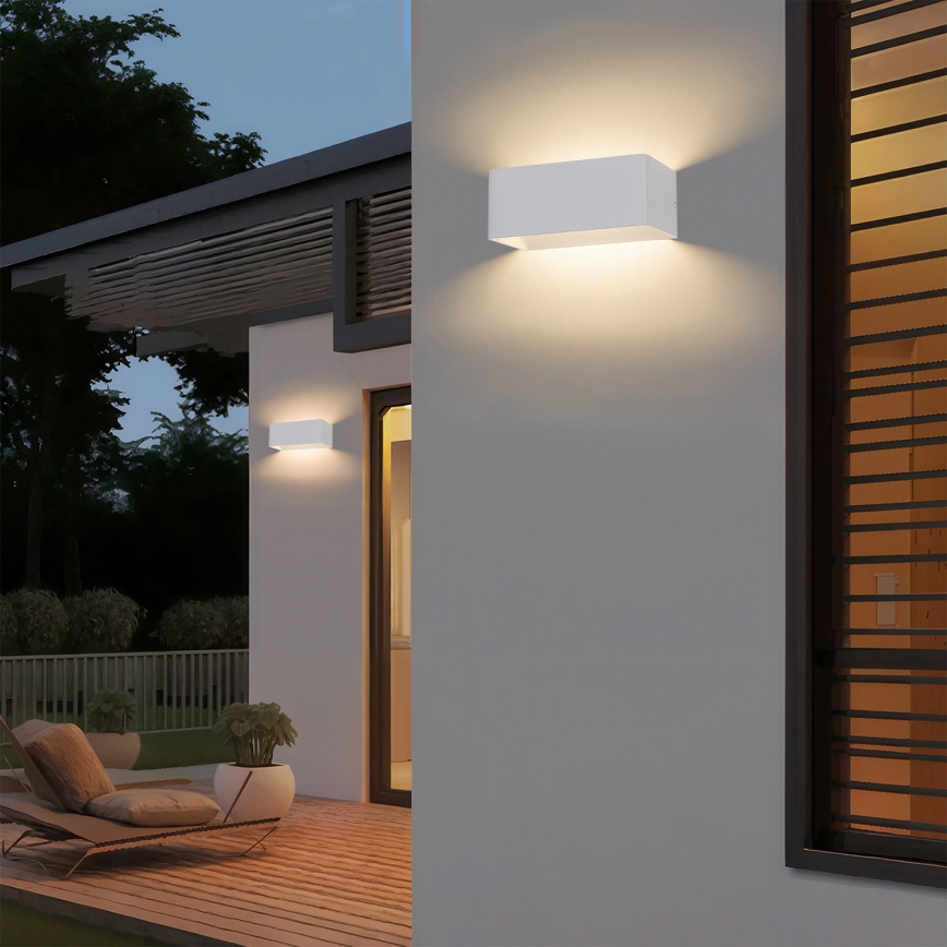 Brilagi - LED udendørs væglampe DONNANI LED/7W/230V 20 cm hvid IP44