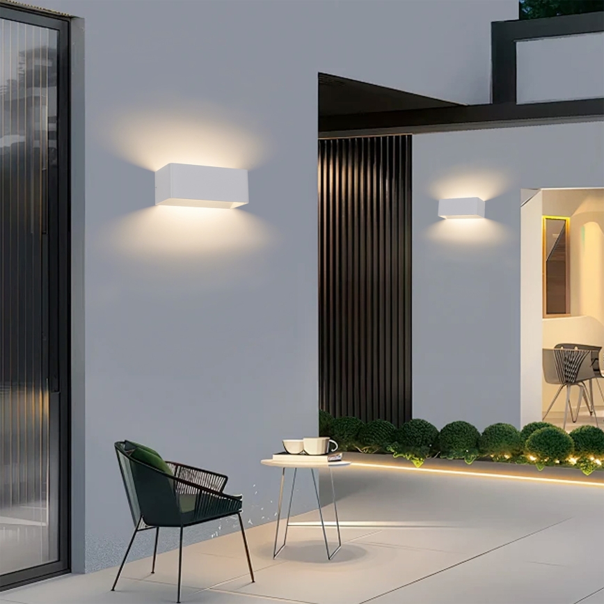 Brilagi - LED udendørs væglampe DONNANI LED/7W/230V 20 cm hvid IP44