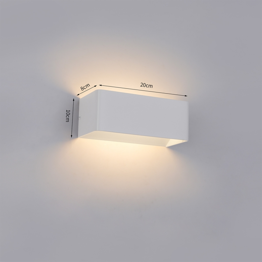 Brilagi - LED udendørs væglampe DONNANI LED/7W/230V 20 cm hvid IP44