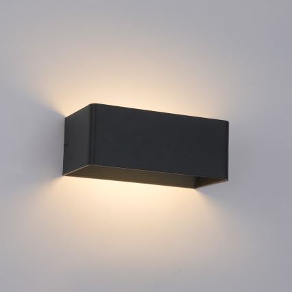 Brilagi - LED udendørs væglampe DONNANI LED/7W/230V 20 cm sort IP44