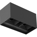 Brilagi - LED udendørs væglampe DOUBLE CUBE LED/12W/230V antracit IP65