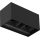 Brilagi - LED udendørs væglampe DOUBLE CUBE LED/12W/230V sort IP65