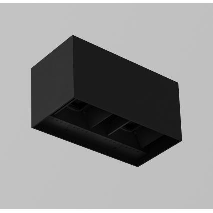 Brilagi - LED udendørs væglampe DOUBLE CUBE LED/12W/230V sort IP65