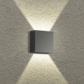 Brilagi - LED udendørs væglampe DOUBLERAY LED/4W/230V antracit IP65