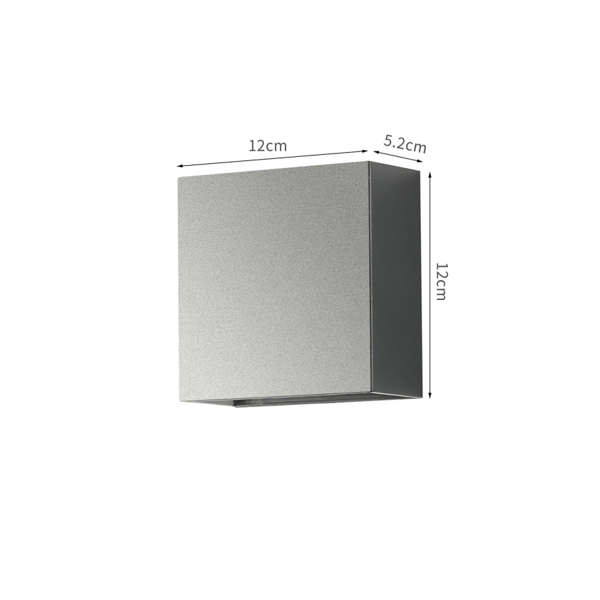 Brilagi - LED udendørs væglampe DOUBLERAY LED/4W/230V antracit IP65